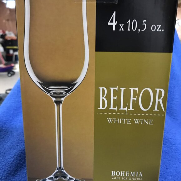 Belfor Bohemia stemmed wine glasses 10.5 oz  (16 pc) - Picture 1 of 4